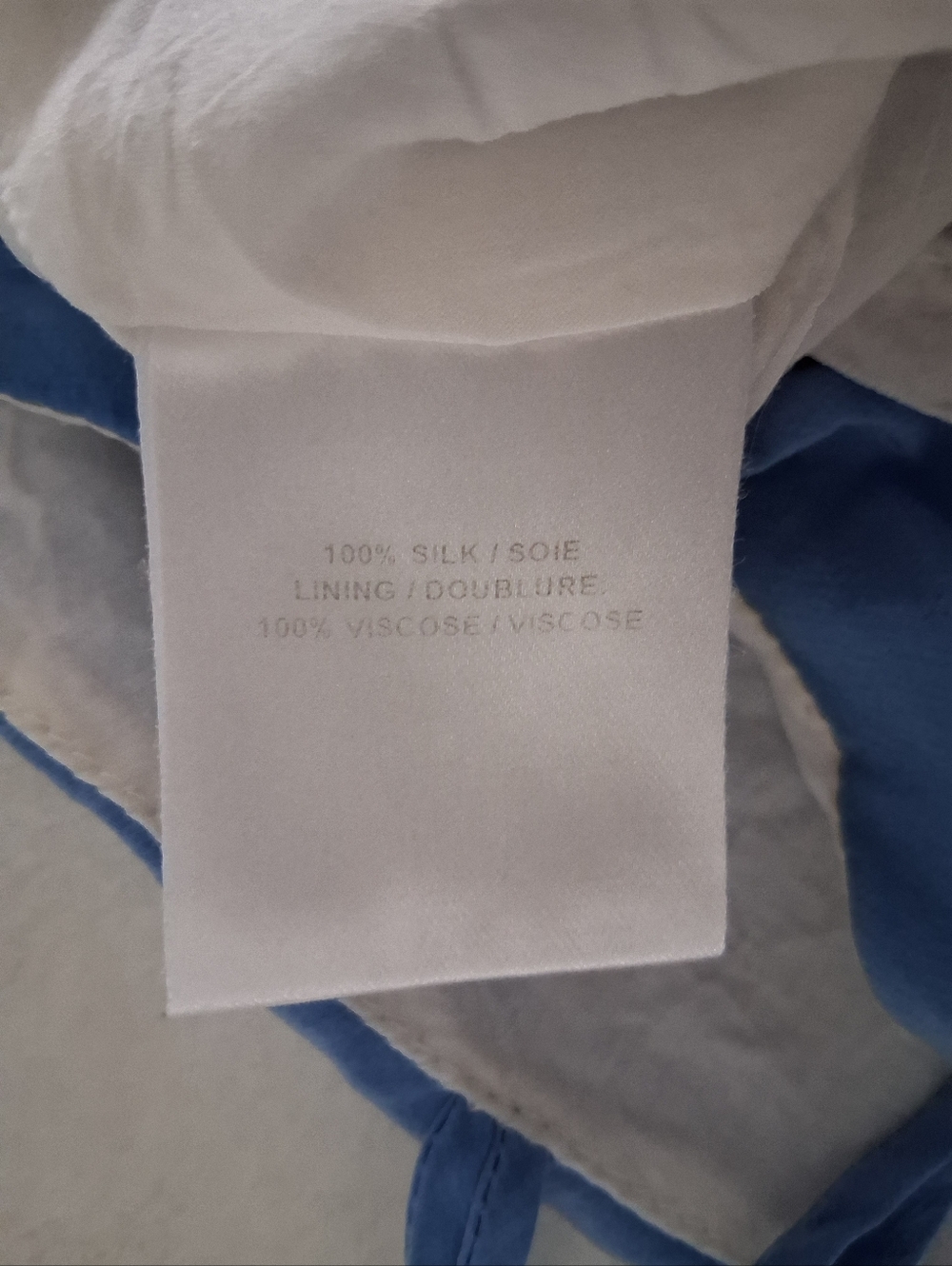 Judith & Charles/ 100% Silk/ Light Blue Spaghetti Strap Cami Top/ Size US 8 - Picture 7 of 11